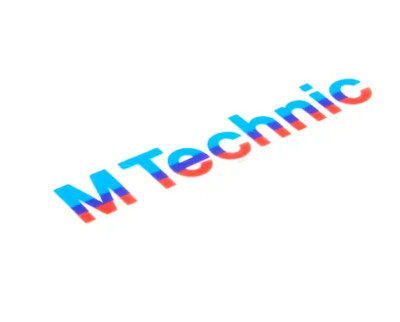 BMW 3 E30 M Technic Decal Sticker Label 51111919154