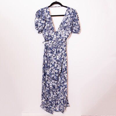 reiss blue and white dress NEW Jennah Print Pattern Chiffon Puff Short Sleeve Midi 2 YOURS Plus Size Black elsa_birthday_dress slip tape at the Color:Multistripe