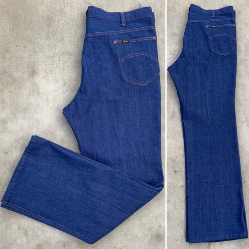 vintage Lee Jeans Lee Rider Boot Cut Flare Talon 42 zipper 38 X 32.5 - Picture 11 of 24