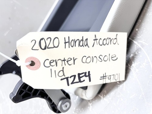 ⭐️2018-2020 Honda Accord Center Console Arm Rest Leather Lid Cover | WHITE | OEM - Picture 15 of 15