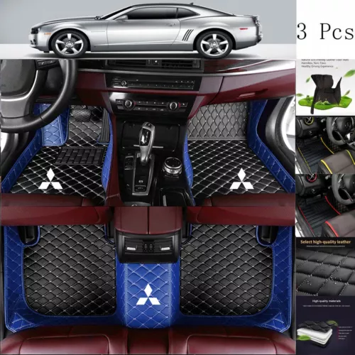 For Mitsubishi Mirage Car Floor Mats Waterproof Carpets All-weather Seasons Set - Picture 12 of 47