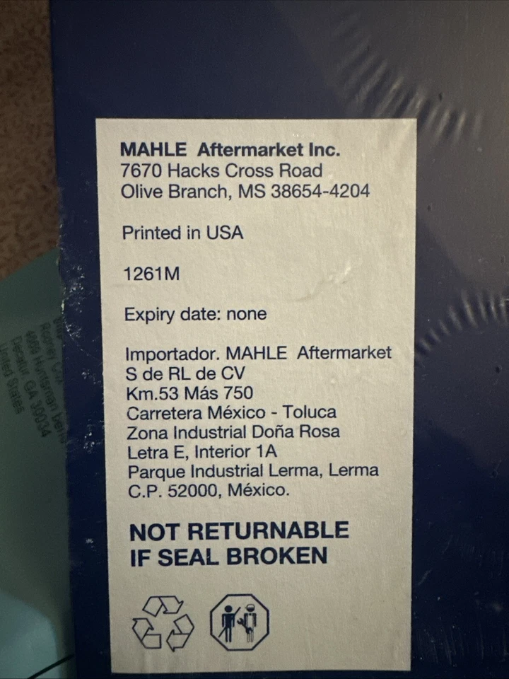 Прокладка выпускного коллектора Mahle OE MS19724 подходит для (2017–2020 гг.) Toyota Prius Prime - Изображение 2 из 3