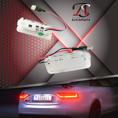 Premium LED Kennzeichenbeleuchtung Ford Galaxy WA6 (ab Modell 2006) Xenon Weiss