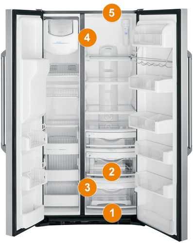 Placa inversora compatible con refrigerador GE WR49X10283 WR55X11029 WR55X10979 - Imagen 5 de 6