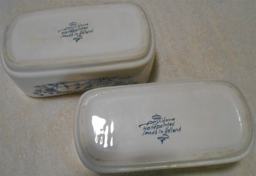 Set of 2 Delft Containers - Picture 3 of 3