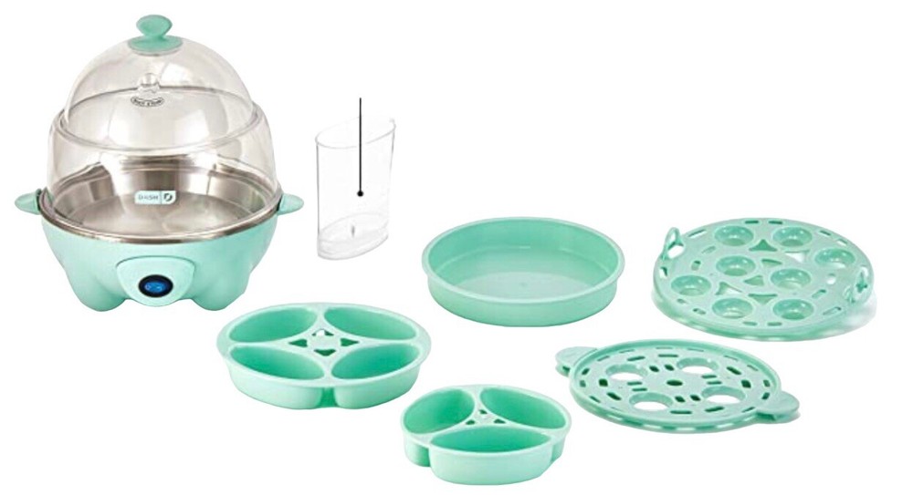 Dash Deluxe Egg Cooker for Hard Boiled Poached Scrambled with 12 Egg Capacity – NIBOX  