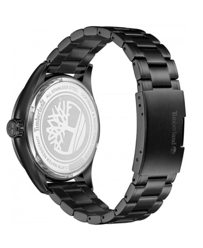 TIMBERLAND Hombres Analógico Cuarzo Informal Reloj Clásico Vestido Negro Esfera Impermeable Ro Foto 3 de 4