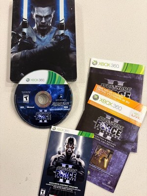 Star Wars The Force Unleashed II Limited Edition STEELBOOK XBOX 360