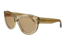 TOM FORD TF577-45E-56 Sunglasses Size 56mm 140mm 19mm BROWN CRYSTAL SUNGLASSES