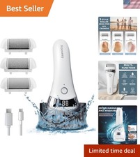 Upgraded Electric Foot Callues Remover, Portable Electric Foot Files with 3 H...