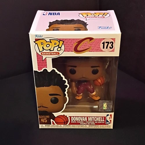 Funko NBA Donovan Mitchell Cleveland Cavaliers Pop! Vinyl 173 Figure