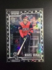 2026 Topps Series 1 #329 Miguel Vargas Black Spring Training /10 White Sox