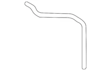 Genuine Subaru Engine Coolant Reservoir Hose 45162ae020