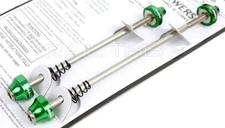 Halo Hex Key 100/135mm Bolt-On Skewer Set Front/Rear Road/Fixie Bike Cr-Mo GREEN