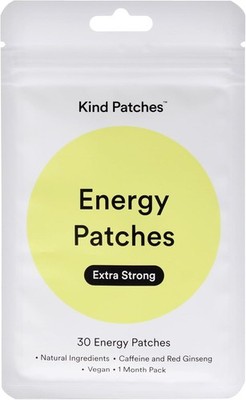 Kind Patches Energy Patches Extra Strong - Red Ginseng, L-Citrulline,and Guarana