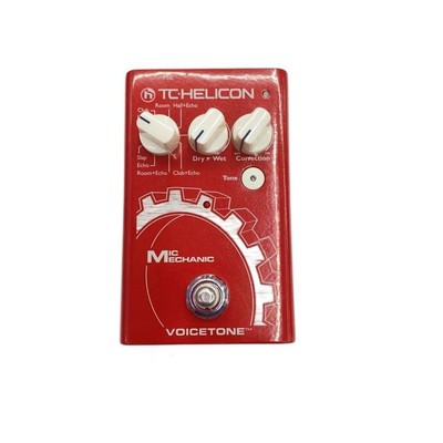 TC Helicon Mic Mechanic Vocal Delay Echo Reverb Effektpedal v1 Version 1