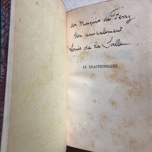 Louis de la Salle — Le Réactionnaire — é.o. — envoi autographe — Sansot — 1908. - Picture 5 of 13