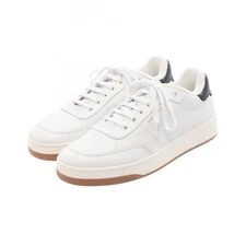 SAINT LAURENT PARIS SL/61 sneakers 81947600NI0906140 leather B&W #40 NEW mens