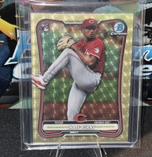Marketplace image: 2026 Topps Bowman Chrome - Chase Burns Cincinnati Reds SUPERFRACTOR 1/1 #27