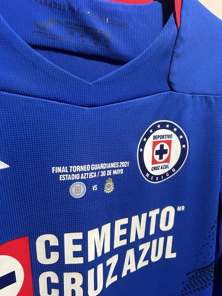 Camiseta Cruz Azul Joma 2020 2021 Cabezita Rodríguez Campeón La 9na Final Liga MX Foto 3 de 4