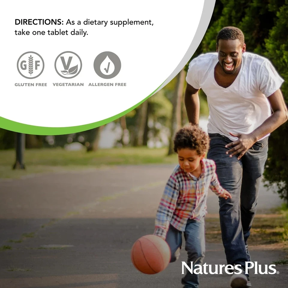 Natures Plus Vitamina B2 Riboflavina - 100 mg 90 Comprimidos Vegetarianos - E... Foto 4 de 4