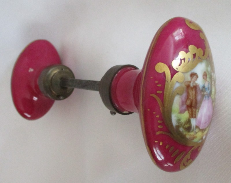 Antique French Limoges Door Knob