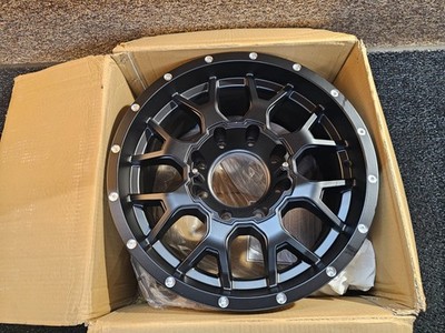 (QTY 1) Mayhem Wheels WARRIOR 8015 MATTE BLACK WHEEL RIM 18X9 8x180 -12mm