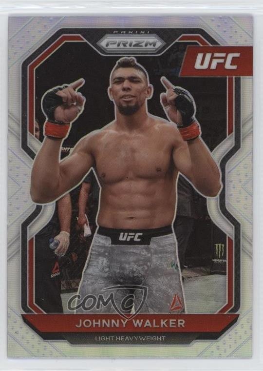 2021 Panini Prizm UFC Silver Prizm Johnny Walker #15 1ez8