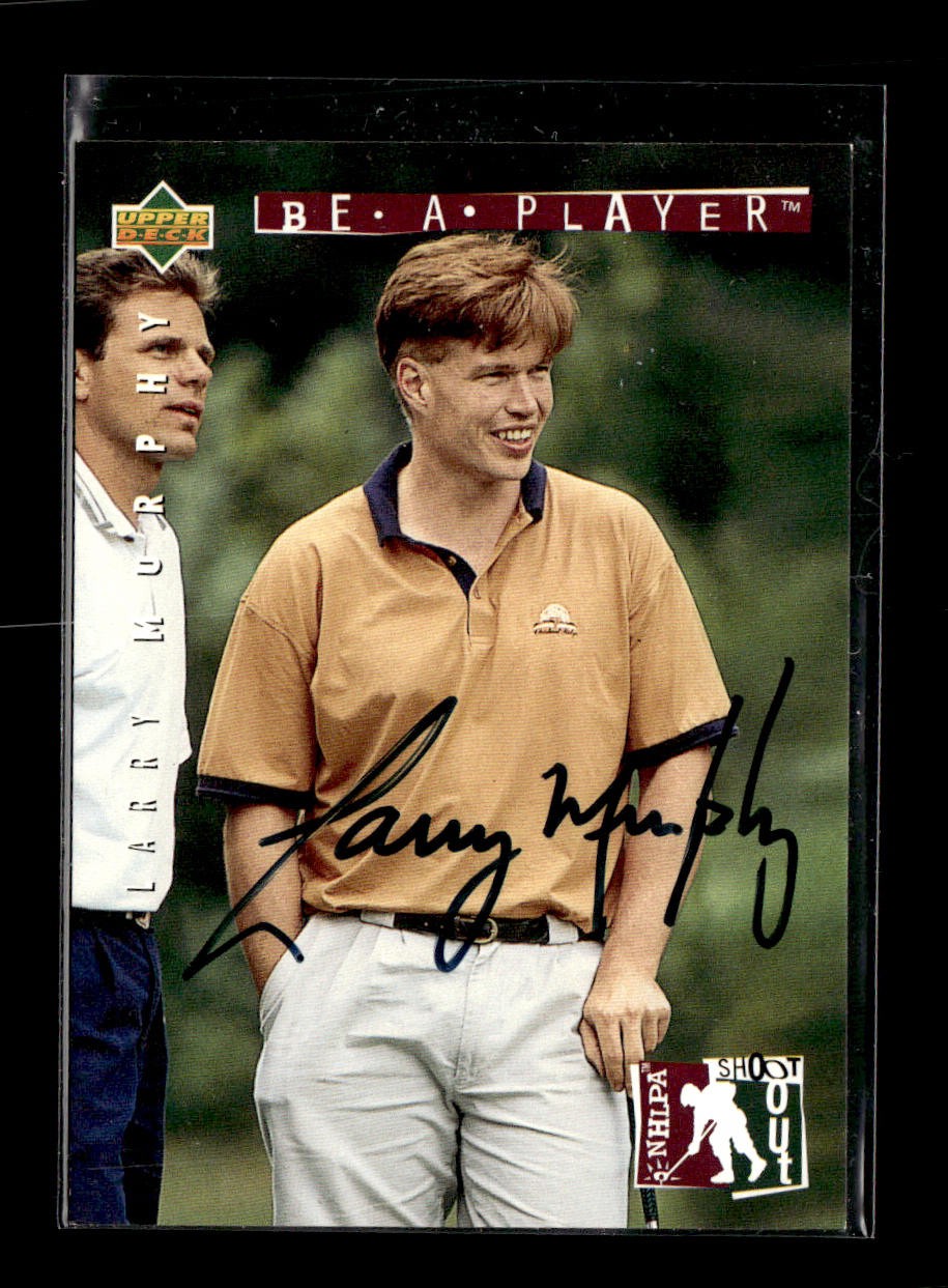 1994-95 Upper Deck Be a Player #148 Larry Murphy Autographs