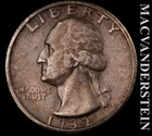 1932-S Silver Washington Quarter - Scarce  Very Fine+  Key Date  #L5078