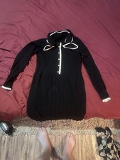 Seifini Women's Dress. Perfect for Wednesday Adam's look. Stretchy. 90 CM