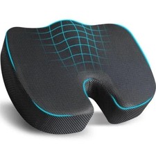 Memory Foam Seat Cushion Office Chair Car Seat Pad Coccyx Tailbone Pain Relief Memory Foam Seat Cushion Office Chair Car Seat Pad Coccyx Tailbone Pain Relief