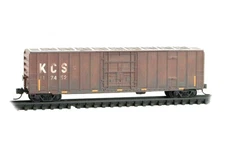 N Scale Micro-Trains KCS 50' Rib Side Box Car Weathered Graffiti MTL#027 53 192