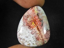 Natural Crazy Laze Agate Oval Cabochon Loose Gemstone 23X39X07MM