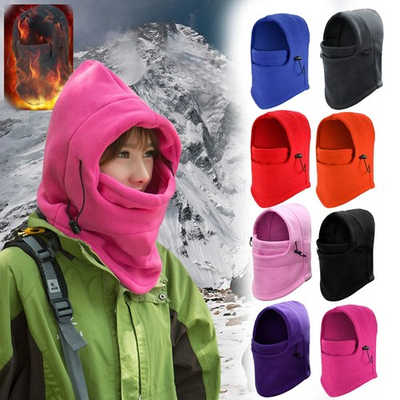 #ad Winter Thermal Balaclava Windproof Ski Full Face Mask Hood Warm Face Cover Hat $9.99