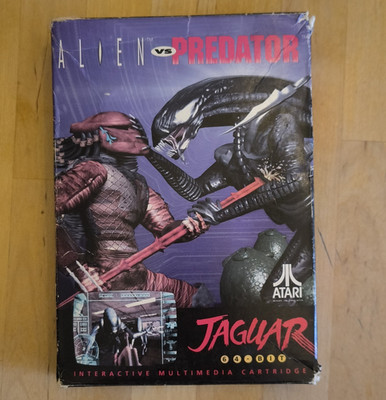 Atari Alien vs Predator Atari Jaguar Spielmodul PAL Shooter 1994 OVP J9008E