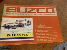 BUZCO 1/72 scale CURTISS 75A by Heller, Complete In Open Box