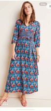 NWOT Anthropologie size 0 Philomena maxi dress belted has pockets