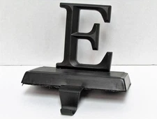 Stocking Holder Letter Initial Monogram E Wondershop 5" Metal Black Target