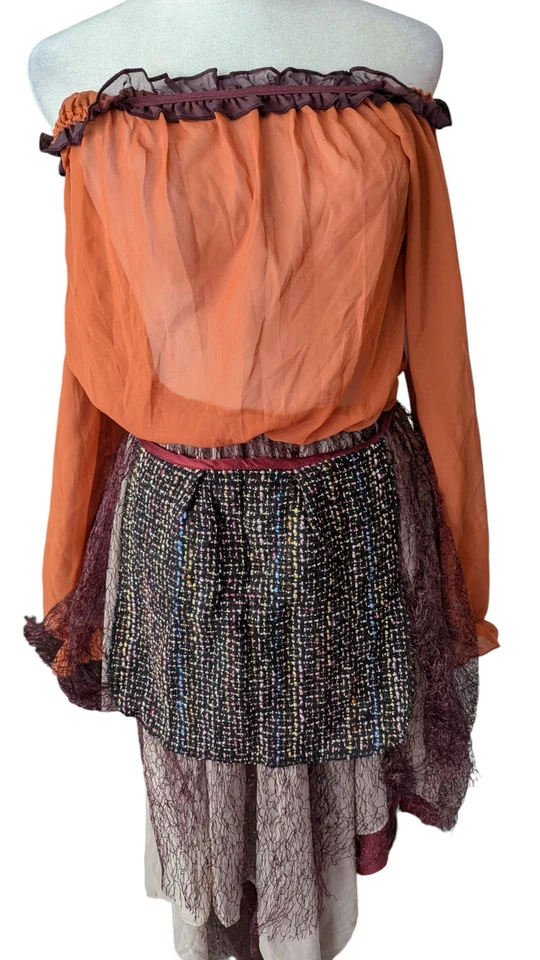 Disney Hocus Pocus Mujer L Disfraz Mary Sanderson Vestido Bruja Campesina Foto 2 de 4