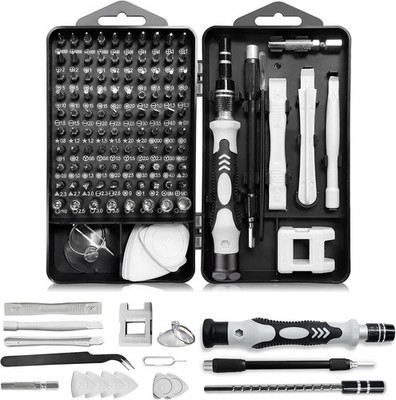 EFAITHFIX Precision Screwdriver Set, Professional 115 in 1 115 1, Grey 