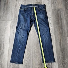 H.I.S. HIS Jeans Mens Straight Mid Stanton Hose 36 X 32 Henry Siegel (G11)