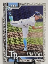 2026 Topps Series 1 Ryan Pepiot #313 Spring Training Foil Tampa Bay Rays
