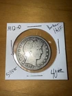 1912-D 50C Barber Half Dollar 90% Silver