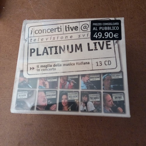 COFANETTO: "I Concerti live @ RTSI - Platinum Live" (BOX 13 CD) Nuovo Sigillato