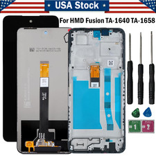 6.56" LCD Display Touch Screen Digitizer  Frame For HMD Fusion TA-1640 TA-1658