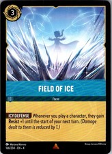 Field of Ice Ursula's Return 166/204 Rare Lorcana Near Mint