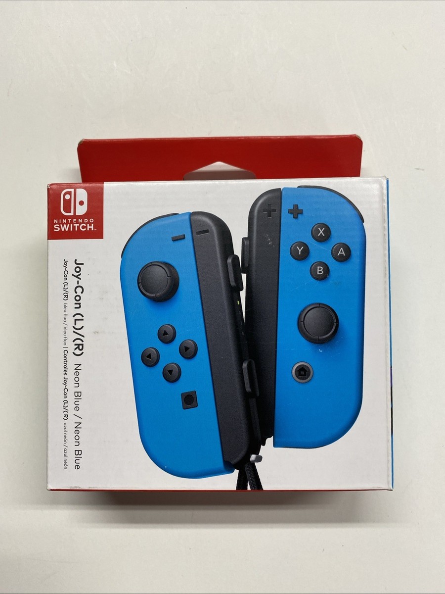 Nintendo Switch Joy-Con Neon Blue (HACAJACAA) for sale online | eBay