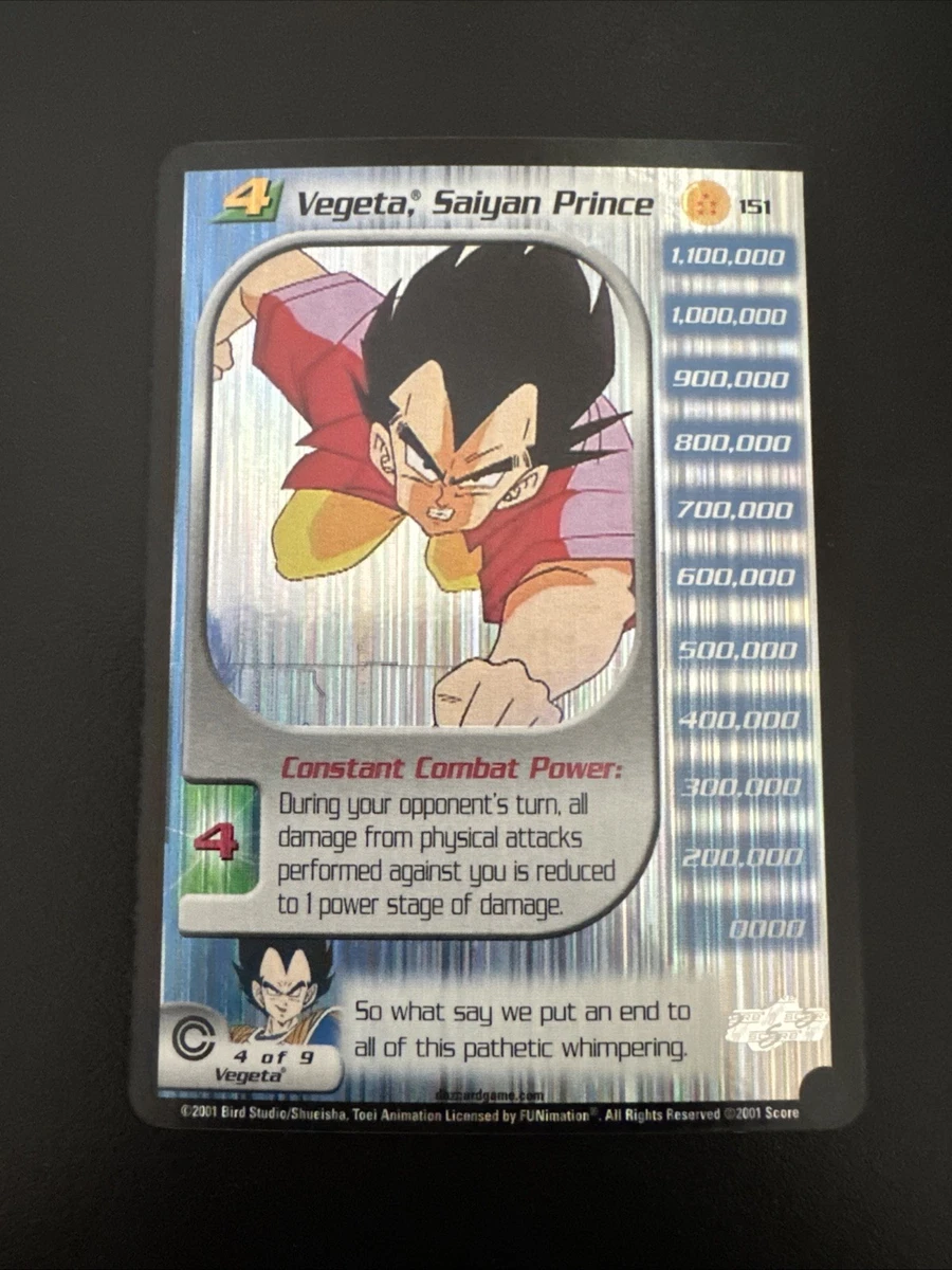 Dragon Ball Z TCG Rare Individual Collectible Card Game Cards for