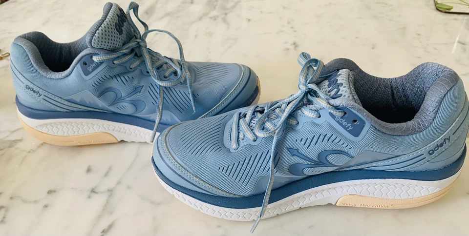 Zapatos para mujer Gdefy TB9024FUB talla 8 W azul cielo atléticos cómodos defensor de la gravedad” Foto 2 de 4